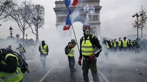 Manifestation violente gilets jaune